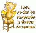 Recados e Imagens - Leio Respondo Apago 